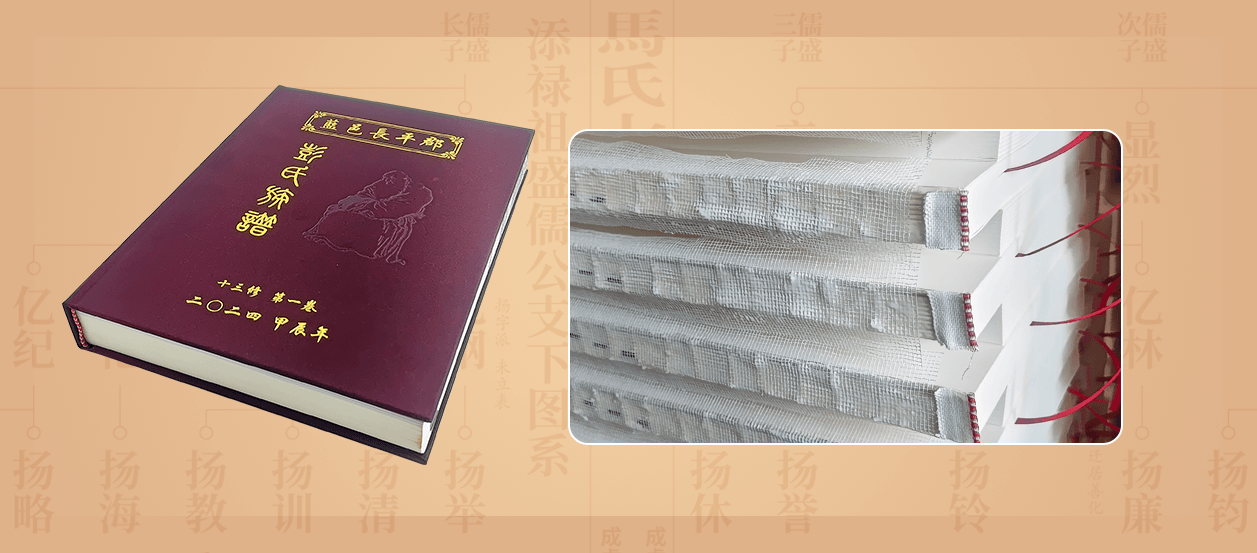厚本稳固不掉页族谱